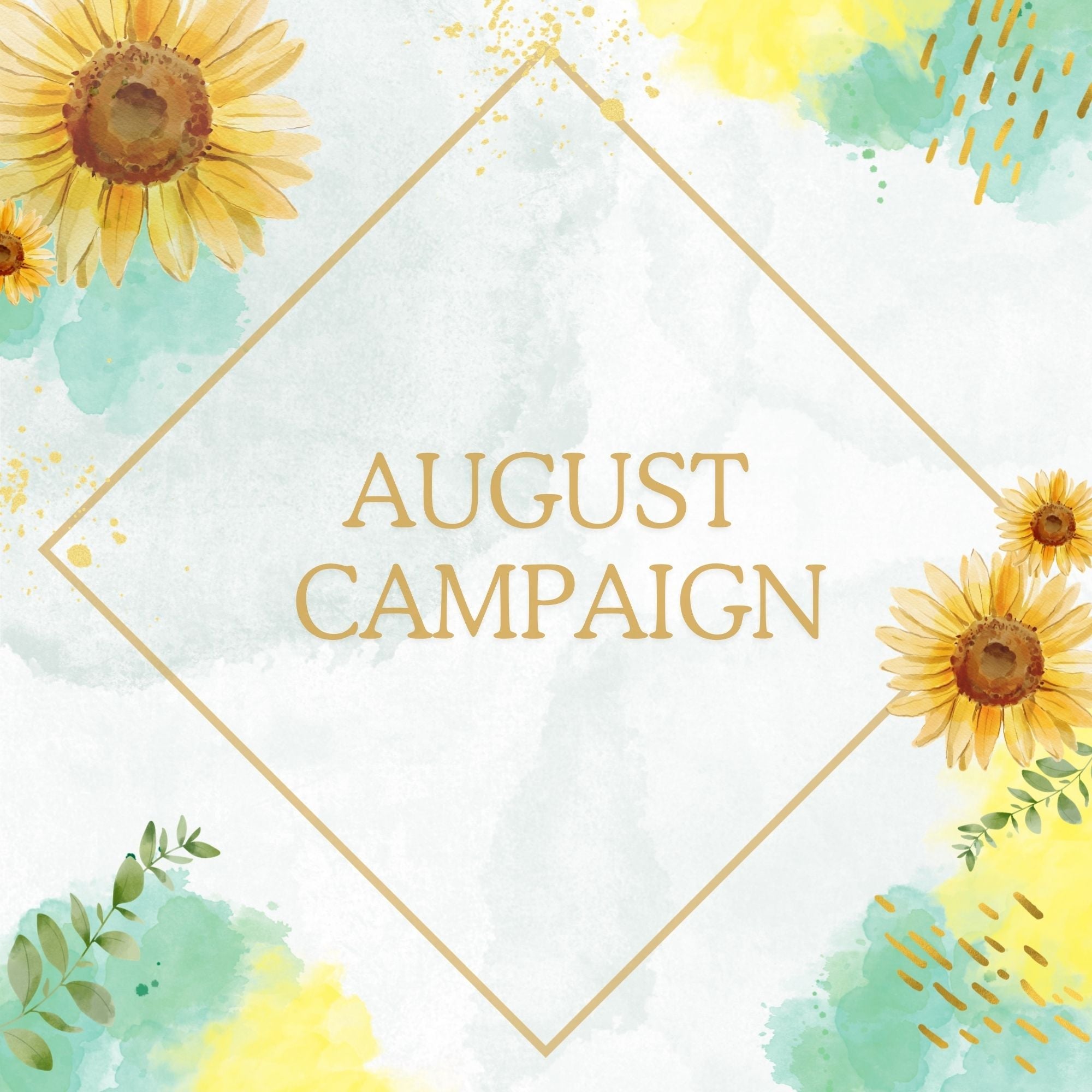 8月キャンペーンのお知らせ🌻